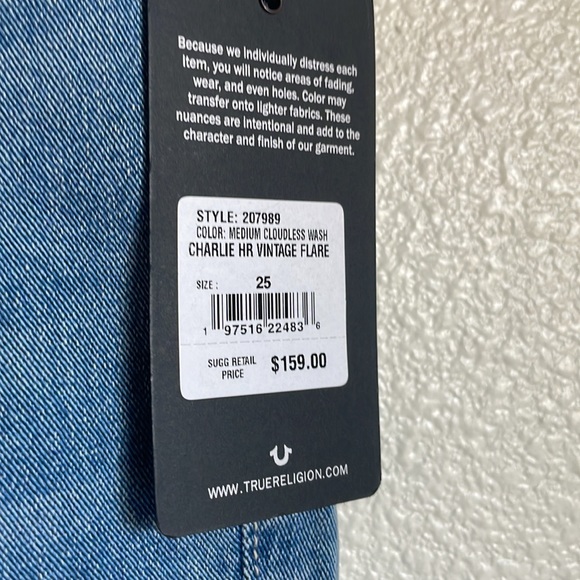 TRUE RELIGION Flare High Rise Jeans - Picture 2 of 9